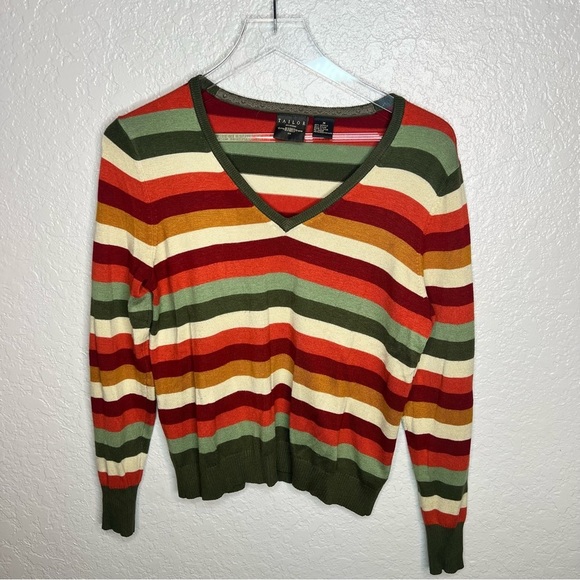 Talbots Long Sleeve Striped Top - Picture 2 of 5